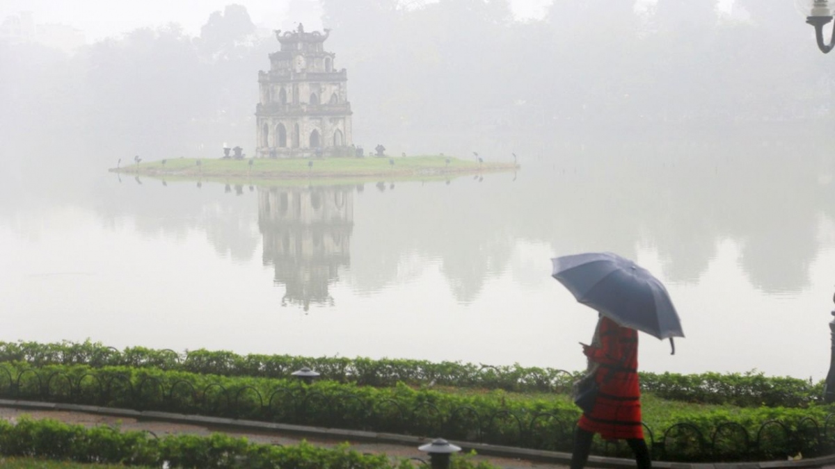 thoi tiet 22 11 mien bac co mua nho vai noi, dem tro lanh hinh anh 1