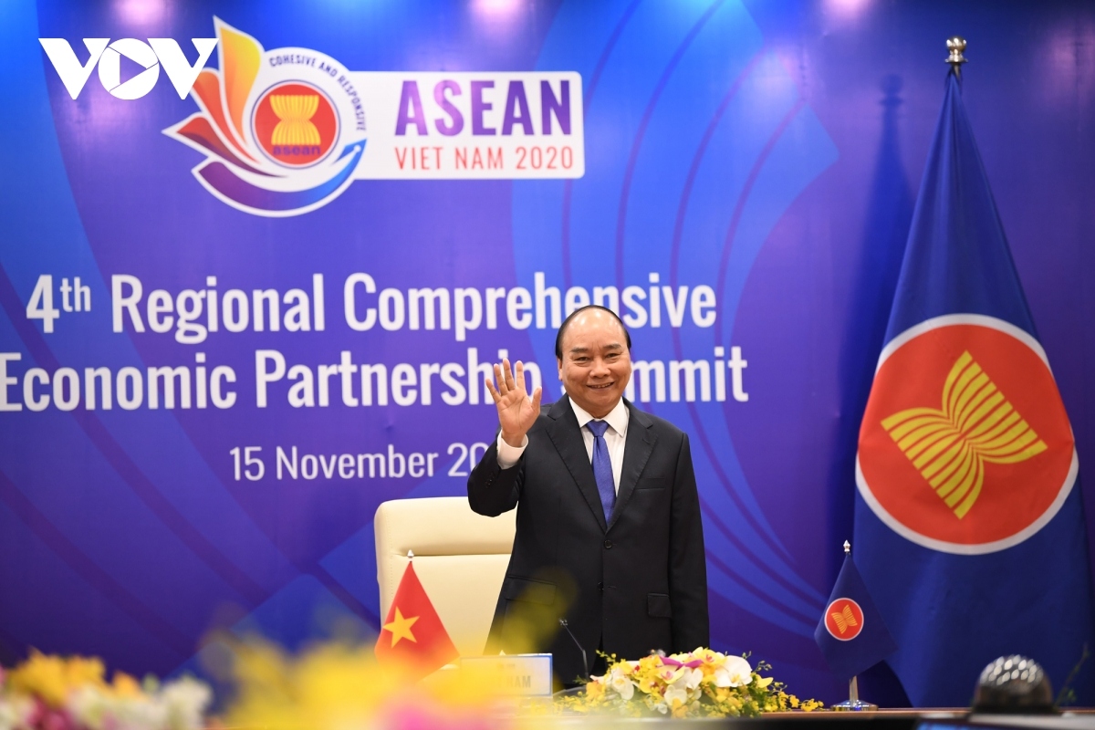 ky ket rcep- fta the he moi tham vong nhat do asean khoi xuong hinh anh 1