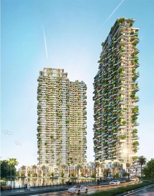 foreign media laud southeast asia s tallest vertical forest in vietnam picture 1
