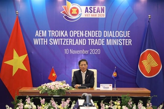 asean economic ministers hold online troika dialogue with switzerland picture 1