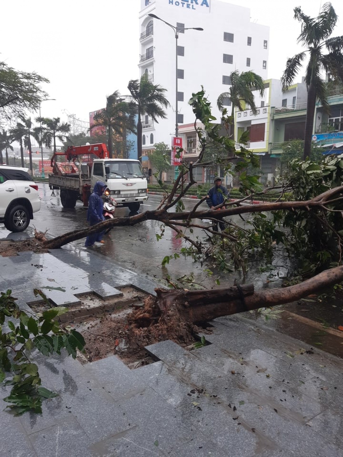 first photos show storm etau hitting south-central coastal areas picture 9