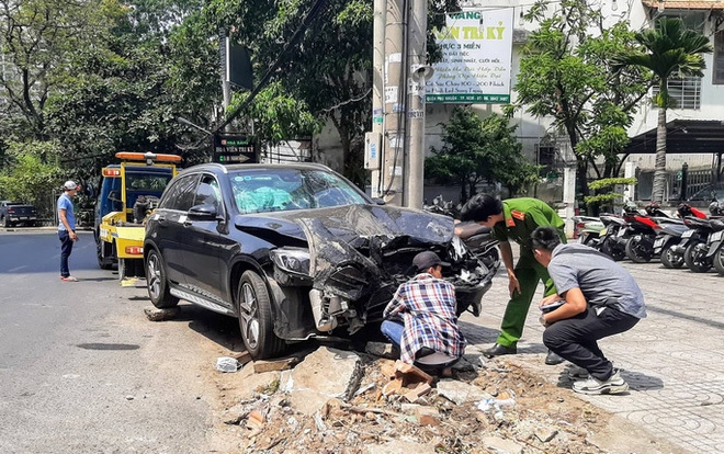 Hiện trường vụ tai nạn.