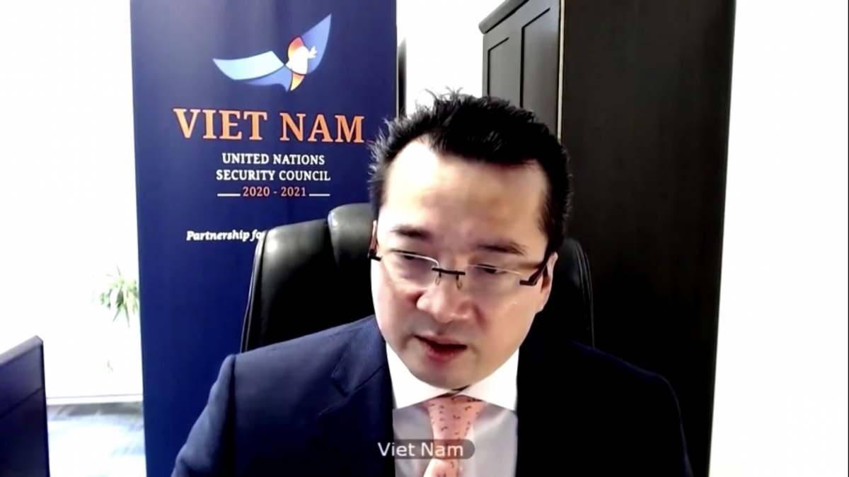 Đại sứ Phạm Hải Anh, Đại biện lâm thời của Việt Nam tại LHQ.