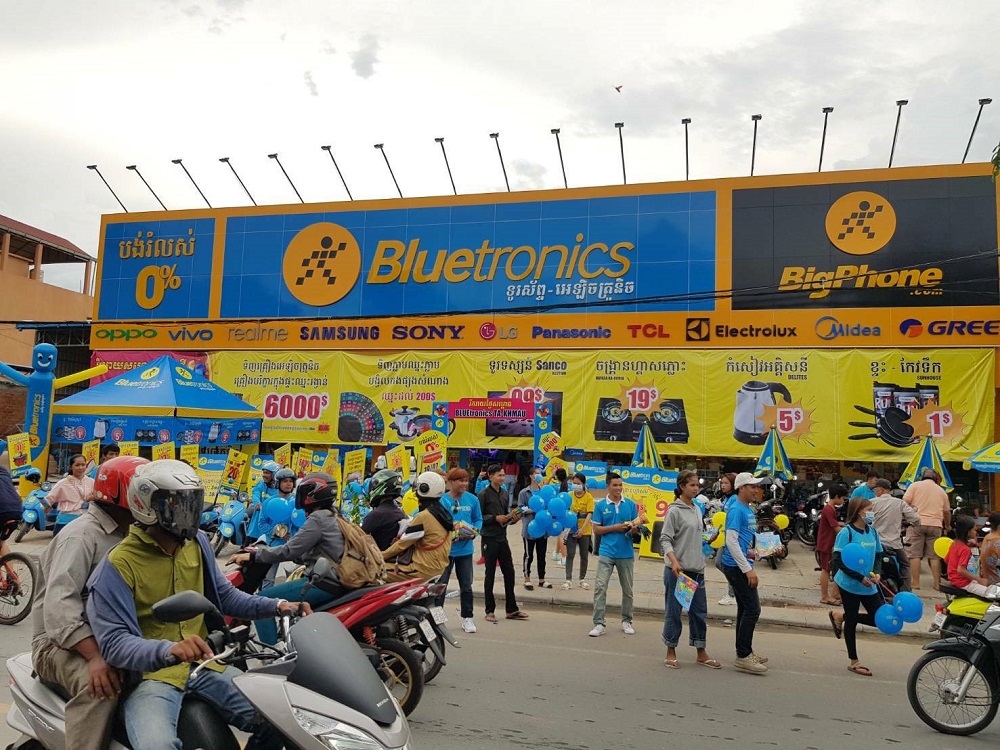 Bluetronics trở thành địa chỉ mua sắm hàng điện máy chất lượng, xuất xứ rõ ràng cho người dân Campuchia.