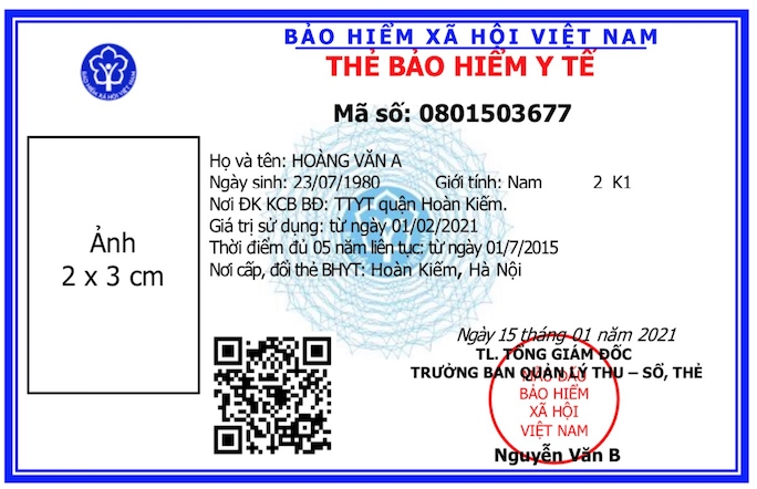 mau the bhyt moi vua duoc bhxh viet nam ban hanh hinh anh 1