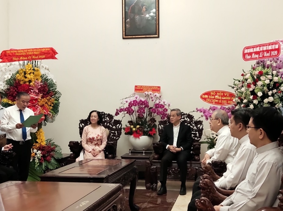 truong ban dan van trung uong chuc mung le giang sinh tai tphcm, Dong nai hinh anh 1