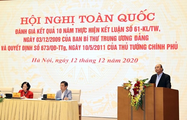 Prime Minister addresses national teleconference from Hanoi
