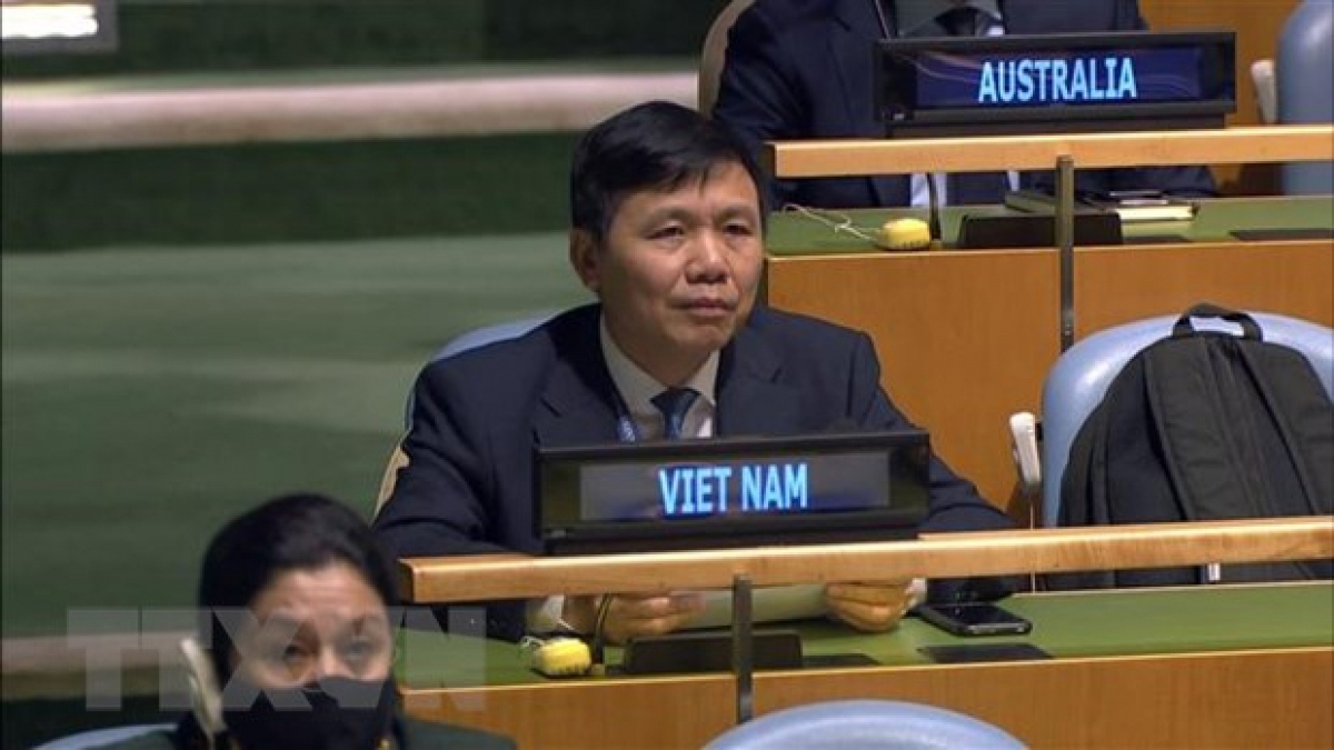 Ambassador Dang Dinh Quy, head of the Vietnamese mission to the UN