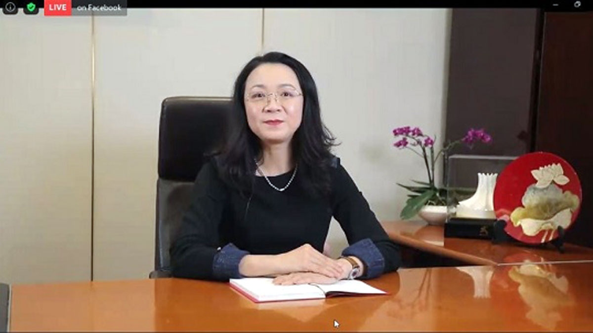 Bà Dương Nhạn Nhạn, Phó Cục trưởng Cục Triển lãm Quảng Tây, Ban Thư ký Hội chợ CAEXPO