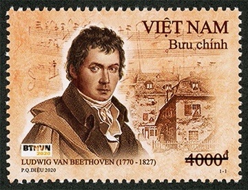 stamp set issued to mark beethoven s birthday picture 1