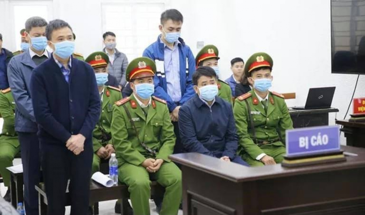 Ông Nguyễn Đức Chung tại phiên xét xử. (Ảnh: Tấn Anh)