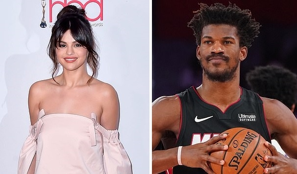 selena gomez hen ho voi cau thu jimmy butler hinh anh 1