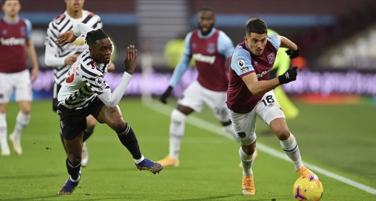 West Ham đang tạo ra vô vàn khó khăn cho đội khách MU trên sân nhà London Stadium. (Ảnh: Premier League).