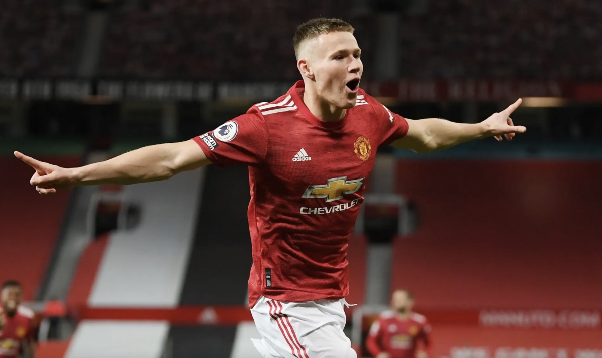 McTominay trở thành cầu thủ lập cú đúp nhanh nhất trong lịch sử Ngoại hạng Anh sau khi hai lần chọc thủng lưới Leeds United trong vòng 1 phút. (Ảnh: Reuters).