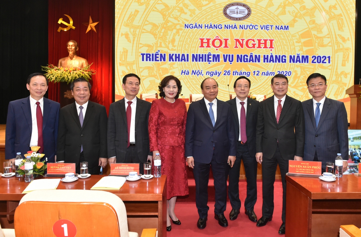 Thủ tướng Nguyễn Xuân Phúc cùng các đại biểu dự Hội nghị. (Ảnh: VGP)