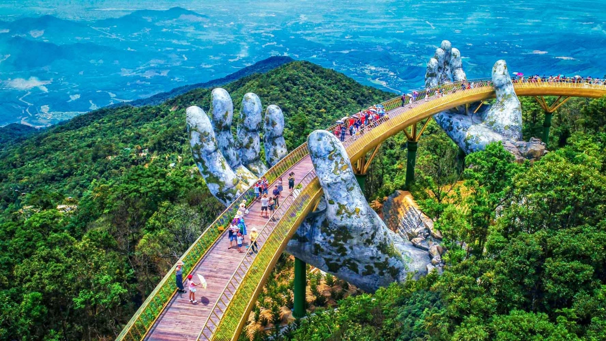 Cầu Vàng -Sun World Ba Na Hills.