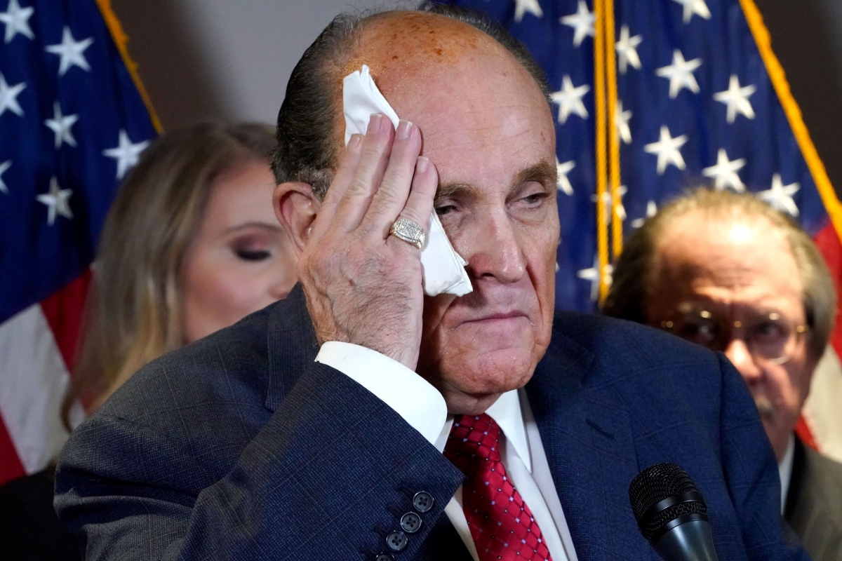 Luật sư Rudy Giuliani. Ảnh: AP