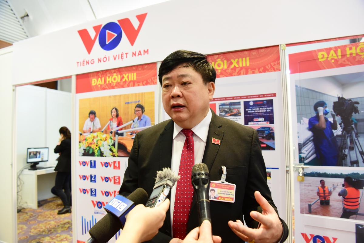 Tổng Giám đốc VOV Nguyễn Thế Kỷ: "Đại hội Đảng lần thứ XIII là đại hội của  đổi mới" | VOV.VN