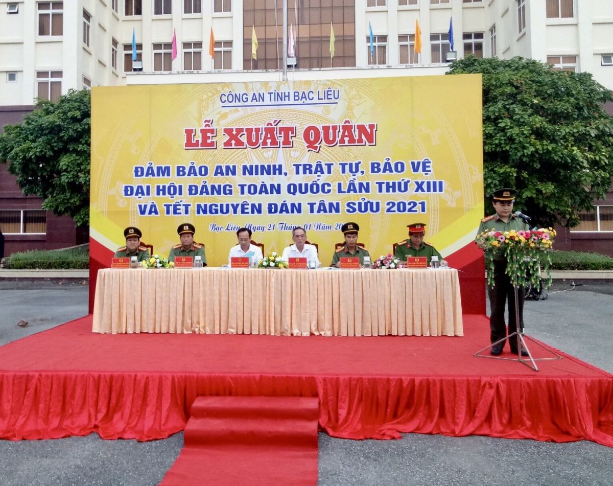 cong an bac lieu xuat quan bao dam an ninh trat tu hinh anh 1