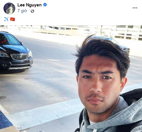 Lee Nguyễn dự kiến có mặt ở Việt Nam vào ngày 7/1.