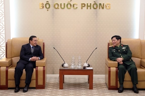 minister vows support for lao ambassador to promote defence ties picture 1