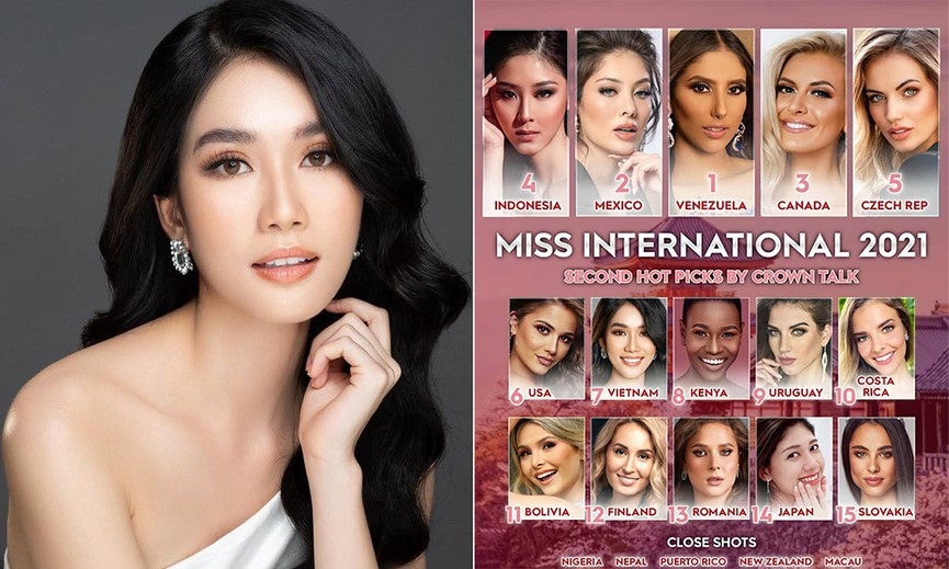 Phuong Anh expected to make Top 10 of Miss International 2021