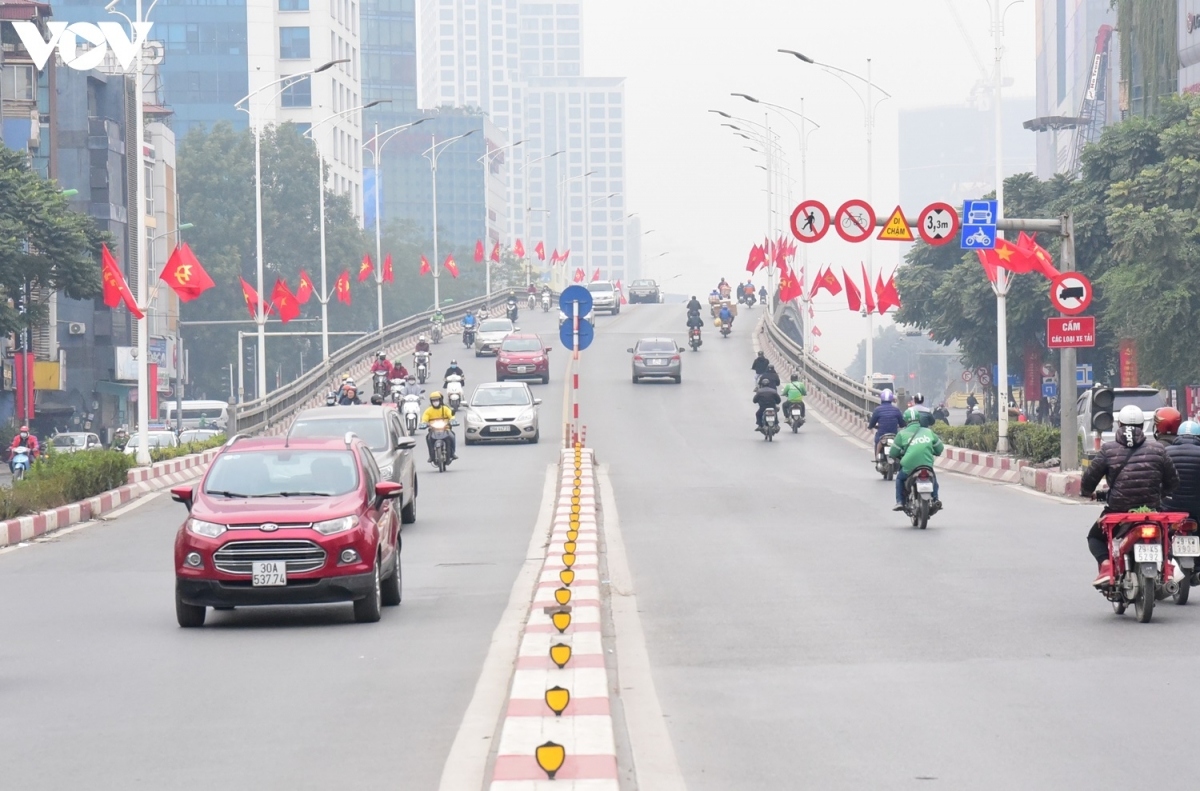 hanoi radiantly decorated to welcome upcoming national party congress picture 12