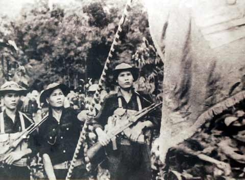 Một đơn vị Quân giải phóng Miền Nam. (Ảnh: baotanglichsu.vn)