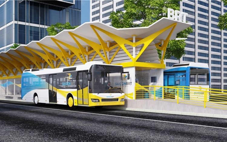 Tuyến BRT số 1 (dự án phát triển giao thông xanh TPHCM) sẽ triển khai trong năm 2021.