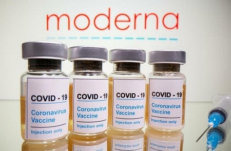 Vaccine ngừa Covid-19 do công ty Moderna phát triển.