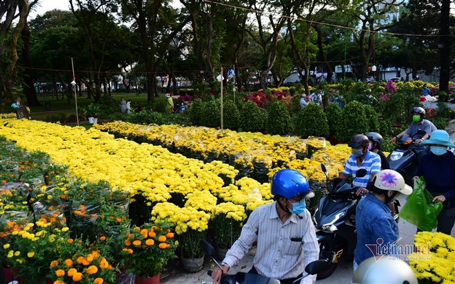 hoa canh tp.hcm ngay giap tet gia giam sau, nguoi mua van thua vang hinh anh 12