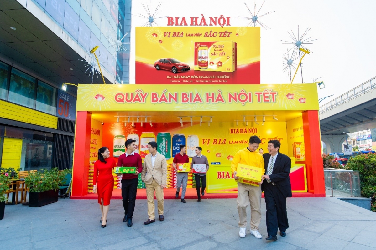 thay bia ha noi la thay tet - vi bia lam nen sac tet hinh anh 1