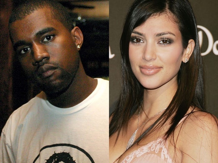 lich su chuyen tinh dinh dam cua kanye west va kim kardashian hinh anh 1