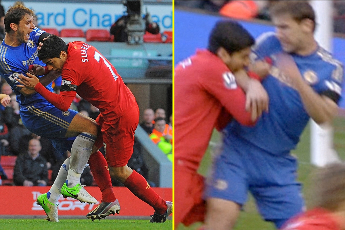 luis suarez ngựa quen đường cũ giở tiểu xảo, cấu đùi hậu vệ chelsea hình ảnh 6 luis suarez ngua quen duong cu gio tieu xao, cau dui hau ve chelsea hinh anh 6