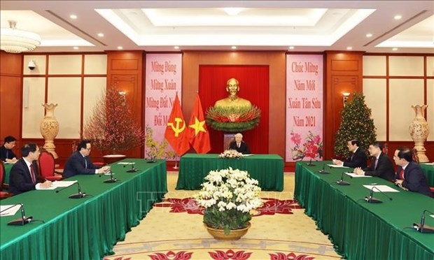 top leaders of vietnam, cuba hold phone talk picture 1