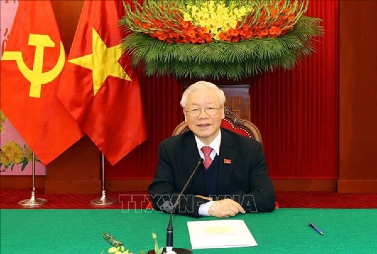 vietnamese, lao party chiefs hold phone talks picture 1