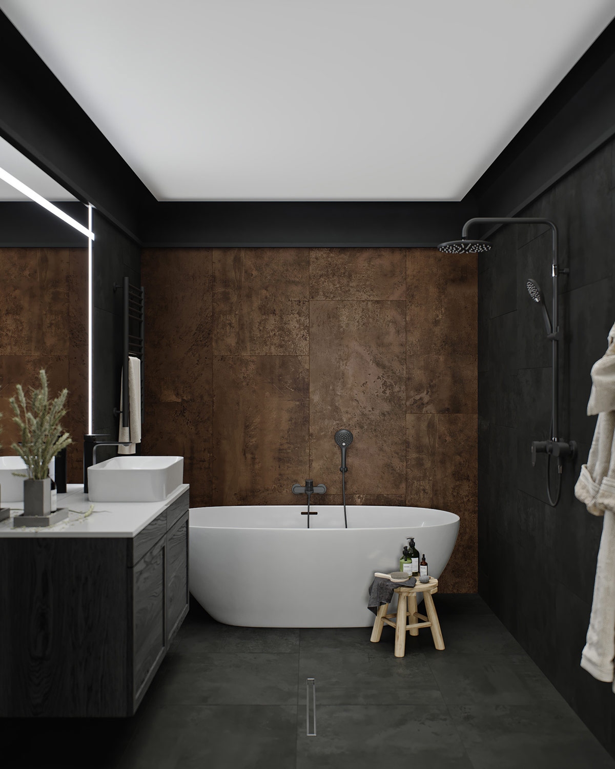 cach choi mau vang sang tao, thap sang can nha phong cach cong nghiep hinh anh 11