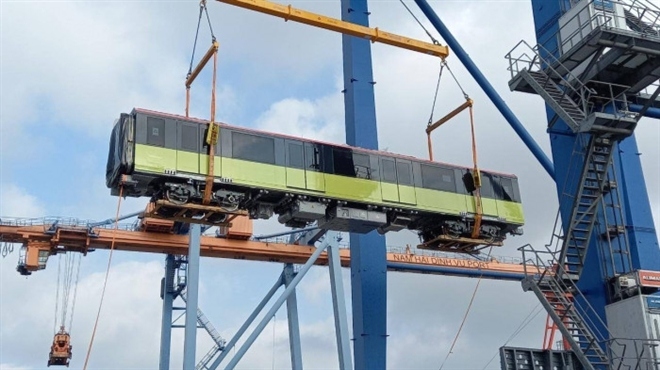 third train of hanoi metro line arrives in vietnam picture 1