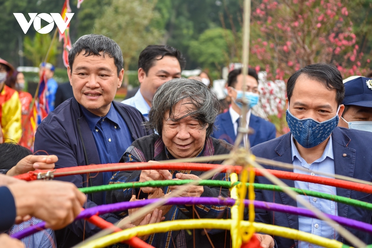 thang long relic site sees reenactment of traditional tet rituals picture 11