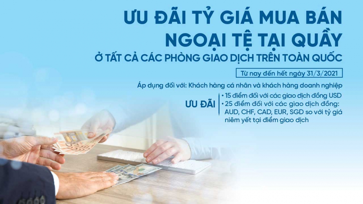 Ưu đãi tỷ giá - Thoải mái giao dịch