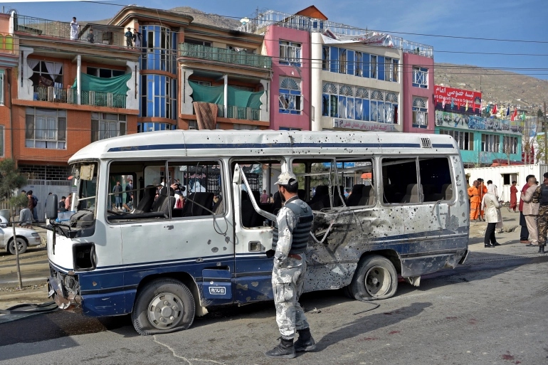 Danh bom xe buyt o afghanistan, 4 nguoi thiet mang va 9 nguoi bi thuong hinh anh 1