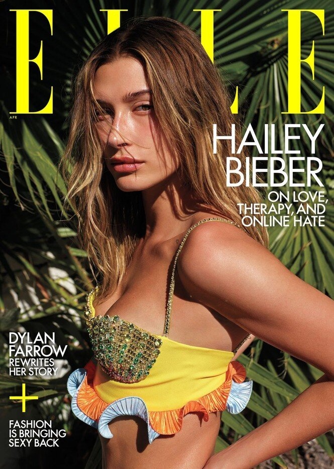 Hailey Bieber gợi cảm trên bìa tạp chí