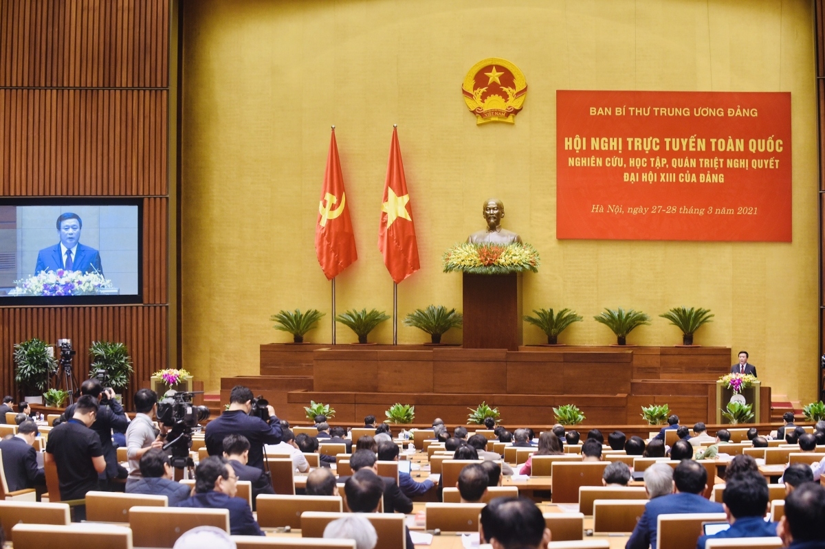 Hội nghị trực tuyến toàn quốc nghiên cứu, học tập, quán triệt Nghị quyết Đại hội 13 của Đảng