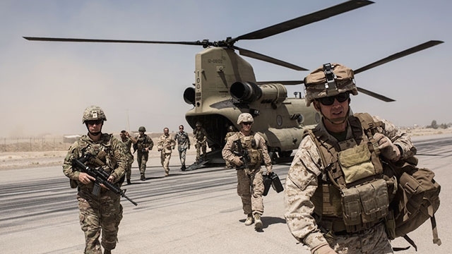 Lực lượng Mỹ tại Afghanistan. Ảnh: Getty.