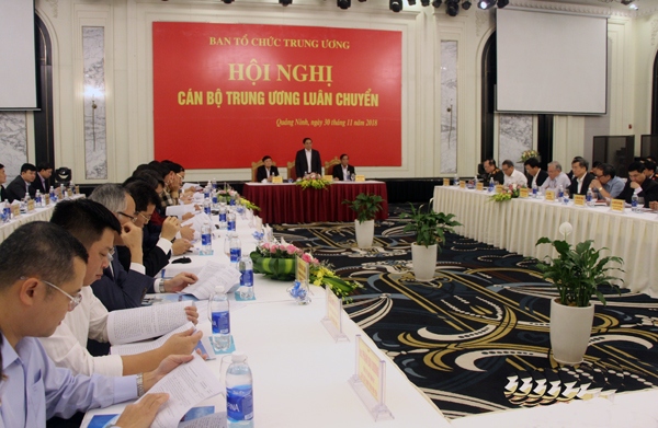 Hội nghị cán bộ Trung ương luân chuyển ở Quảng Ninh