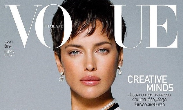 Irina Shayk quyến rũ trên tạp chí Vogue Thái Lan