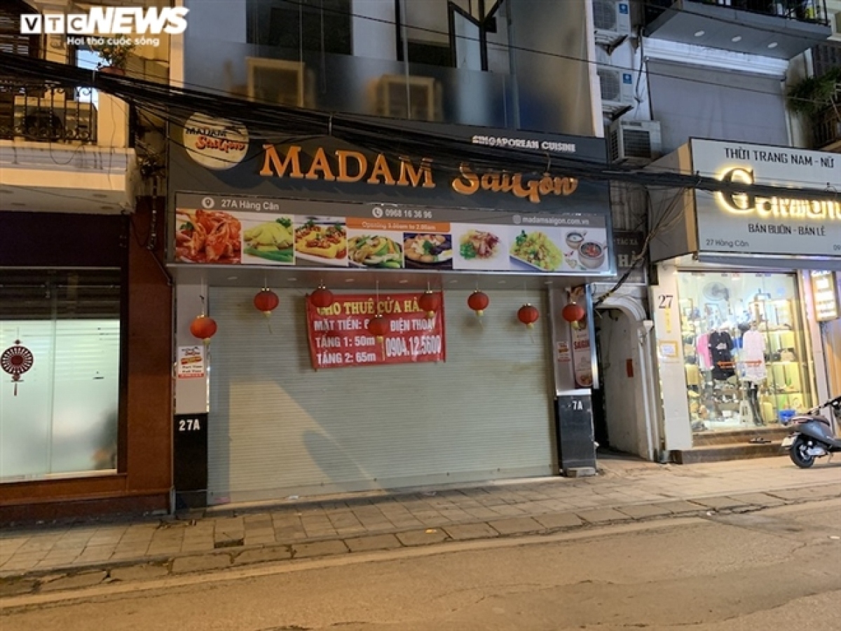 The COVID-19 pandemic has taken its heavy toll on business services on other streets such as Hang Can