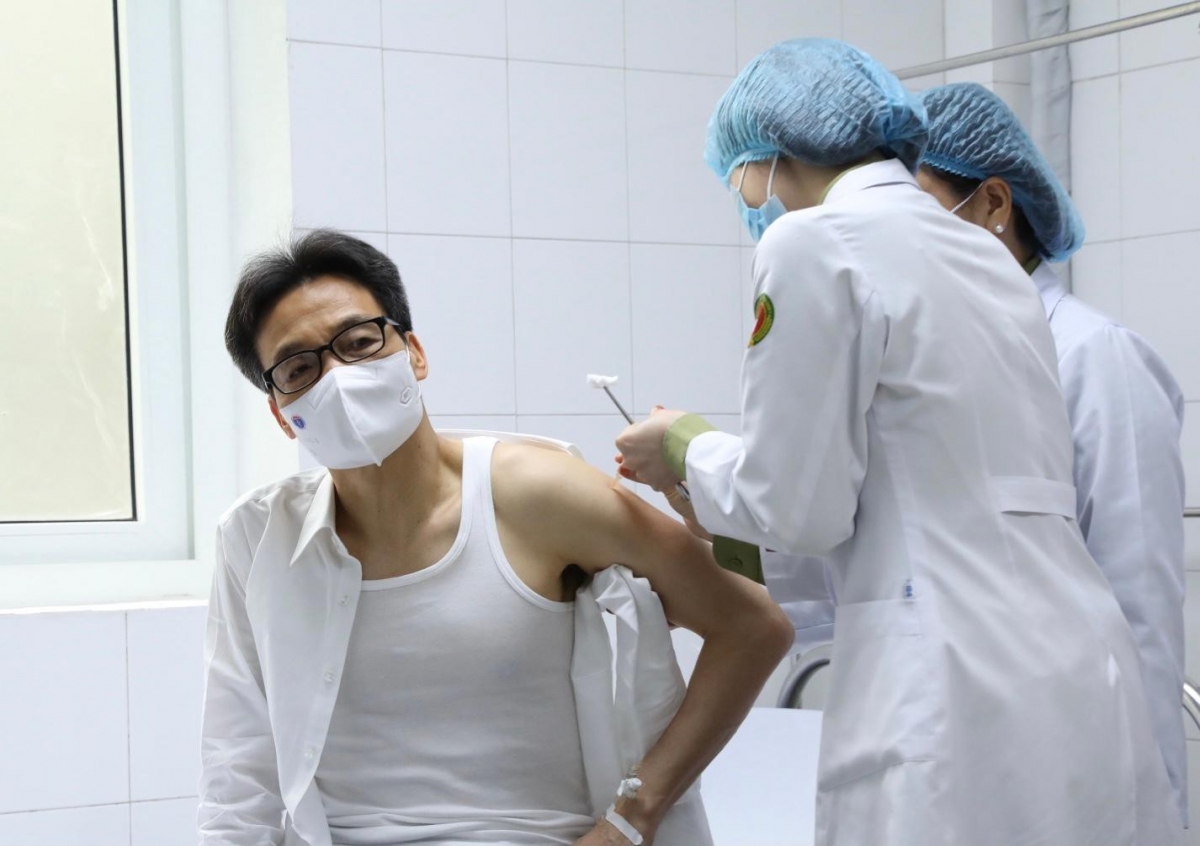 Deputy PM receives local COVID-19 vaccine in second-stage of trials