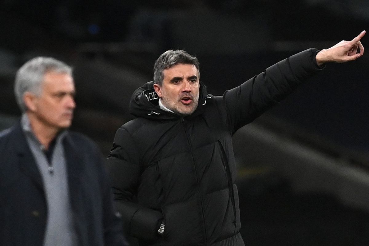 Zoran Mamic trong cuộc đối đầu với Jose Mourinho ở lượt đi. (Ảnh: Getty)