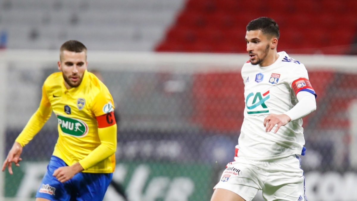Aouar từng là mục tiêu theo đuổi của Arsenal (Ảnh: Getty).